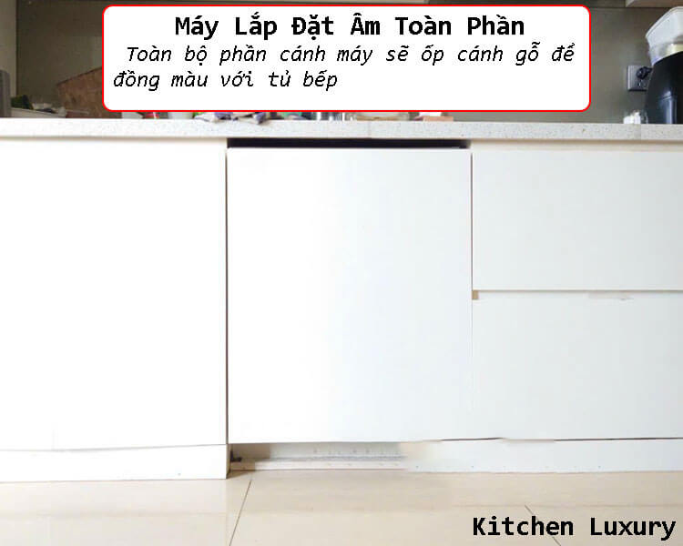 Máy rửa bát Bosch lắp đặt toàn phần