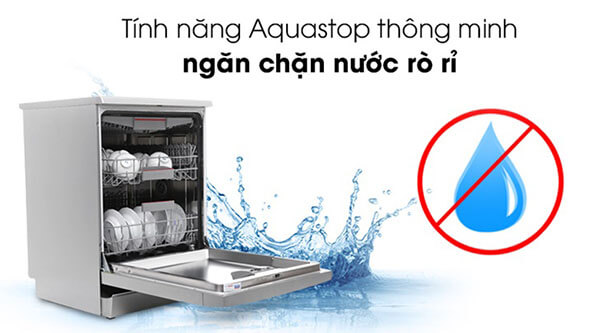 Tính năng Aquastop thông minh ngăn chặn nước rò rỉ