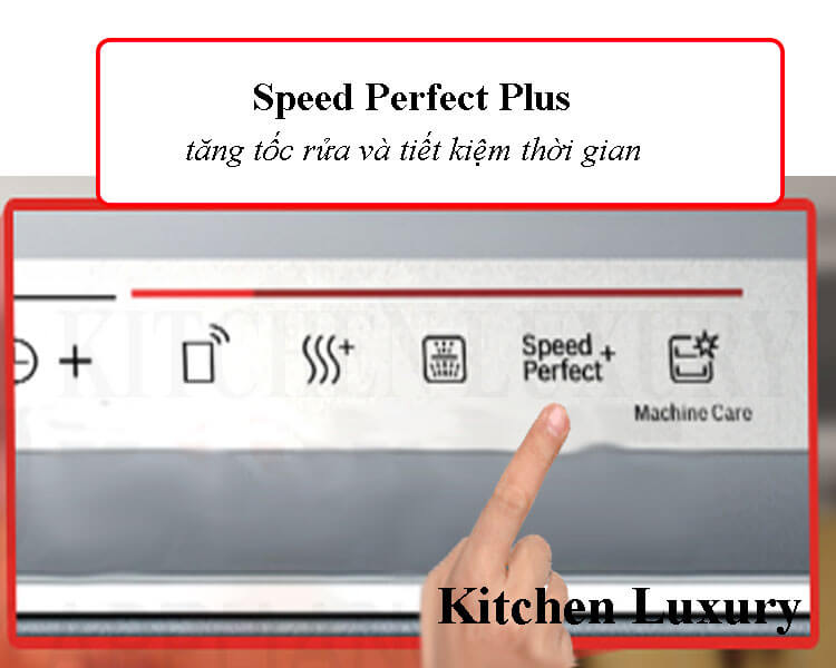 tính năng Speed Perfect Plus máy rửa bát Bosch