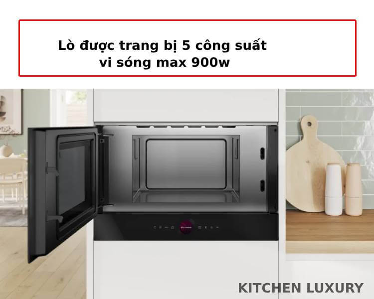 Các chương trình với mức công suất vi sóng Bosch BFL7221B1