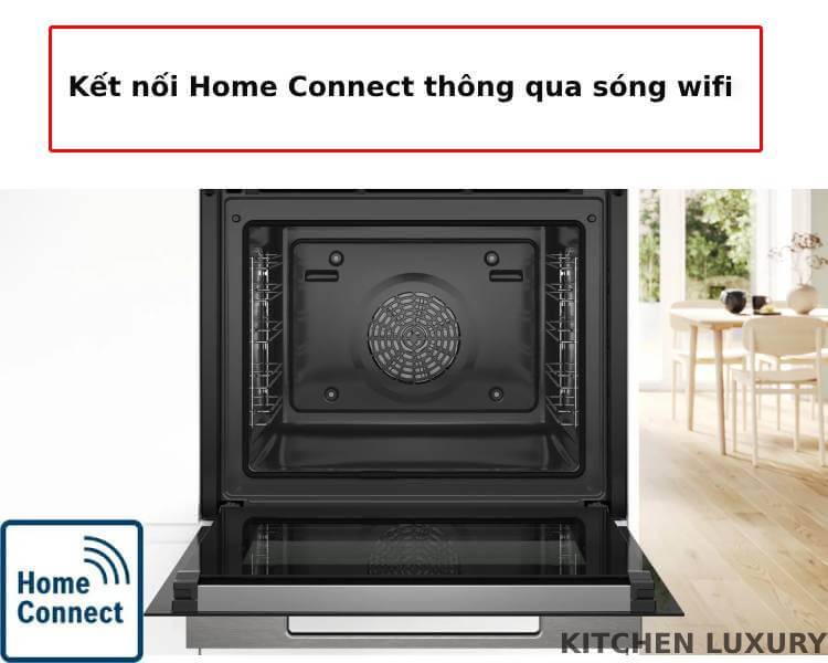 Kết nối home connect của lò nướng Bosch