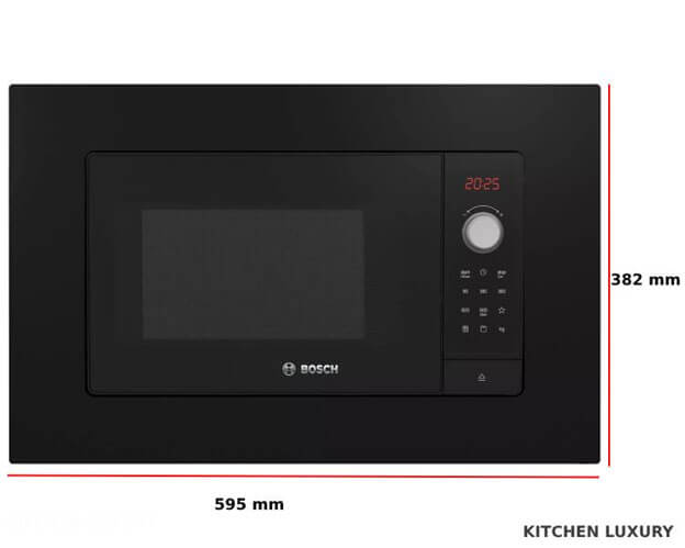 Kích thước tổng quan lò vi sóng bosch series 4