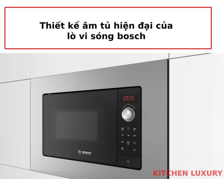 Thiết kế âm tủ lò vi sóng bosch BEL623MS3