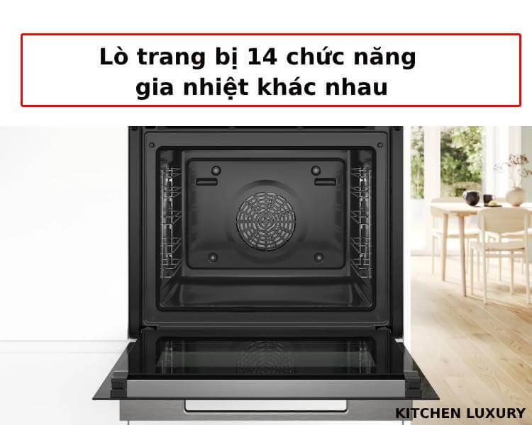 Tìm hiểu 14 chương trình nướng gia nhiệt của lò nướng Bosch