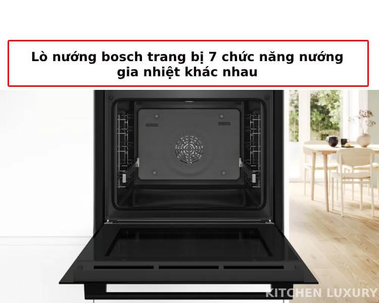 Tìm hiểu chương trình nướng gia nhiệt của lò nướng bosch