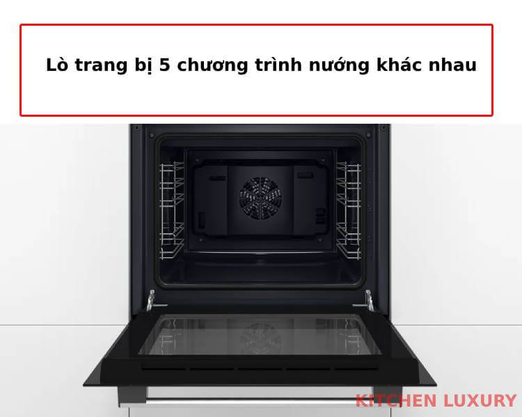 Tìm hiểu chương trình nướng khác nhau của lò nướng bosch