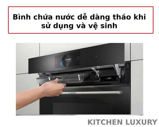 bình chứa nước dễ dàng tháo lắp vệ sinh