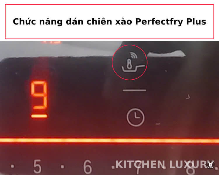 Chức năng perfectfry plus bếp từ Bosch