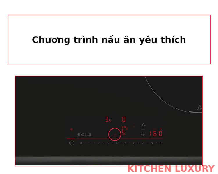 Chương trình nấu ăn yêu thích bếp từ Bosch