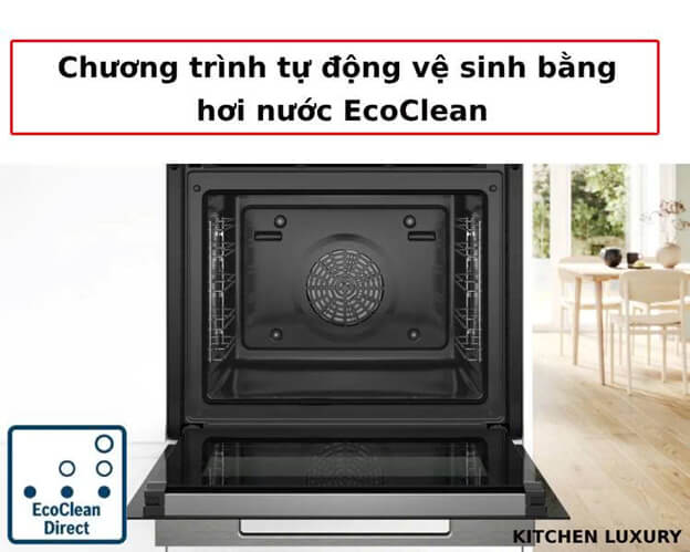 chương trình tự động vệ sinh bằng hơi nước EcoClean