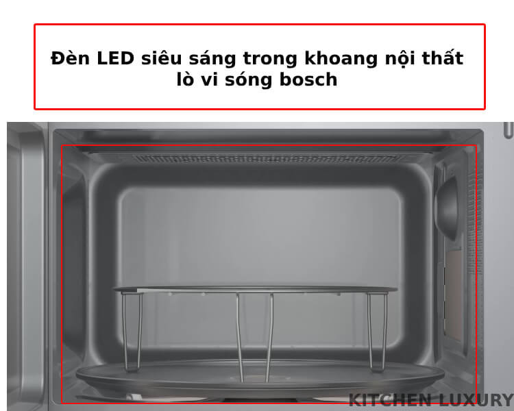 Đèn led trong khoang lò vi sóng bosch