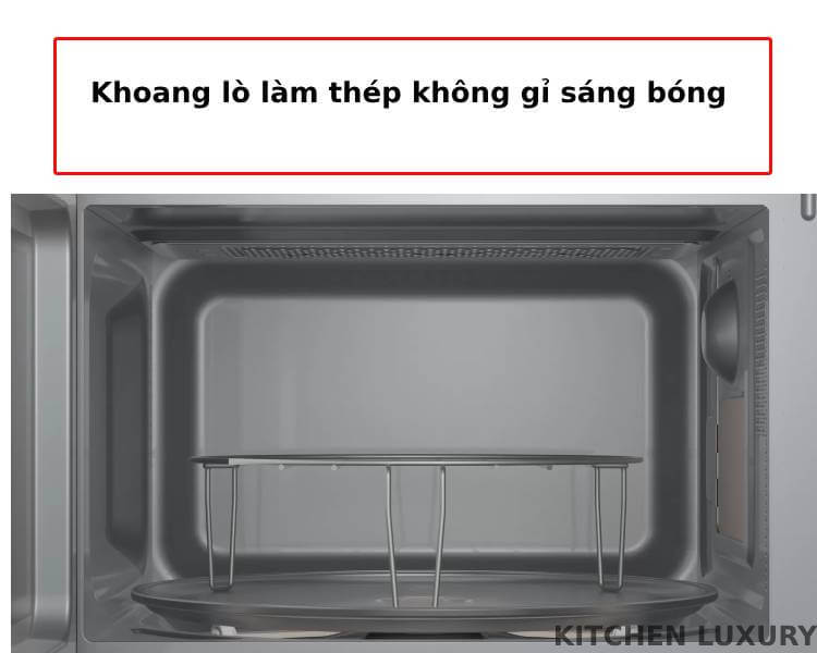 Khoang lò thép không gỉ vi sóng bosch