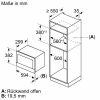 Kích thước lắp đặt lò vi sóng Bosch BFL7221B1