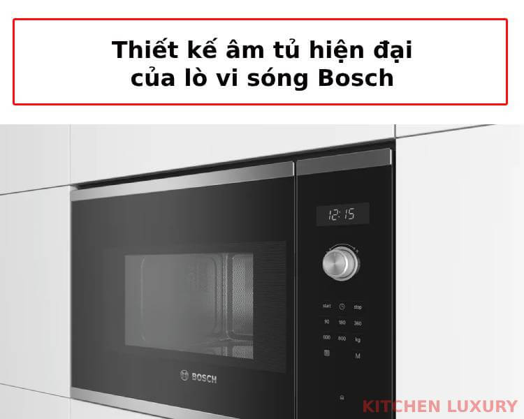 Thiết kế âm tủ lò vi sóng bosch BFL524MS0