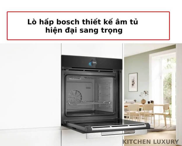 thiết kế kiểu dáng lò hấp Bosch