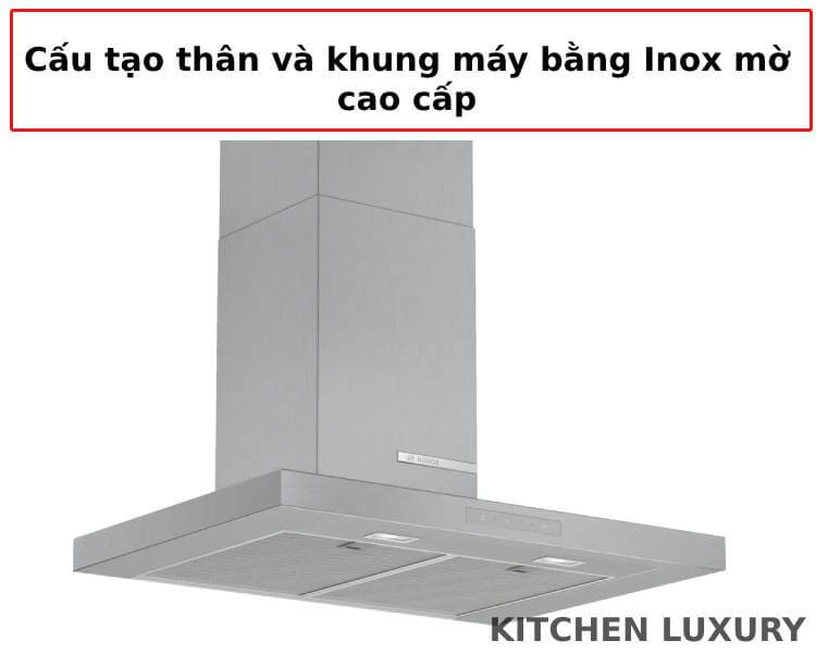 Cấu tạo thân máy hút mùi Bosch