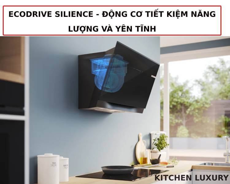 Động cơ tiết kiệm năng lượng của máy hút mùi bosch