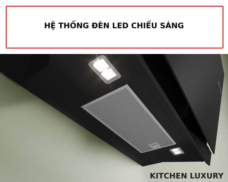 Hệ thống đèn LED máy hút mùi Bosch