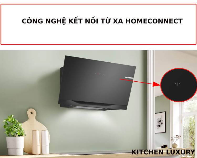 Kết nối từ xa HomeConnect của máy hút mùi Bosch