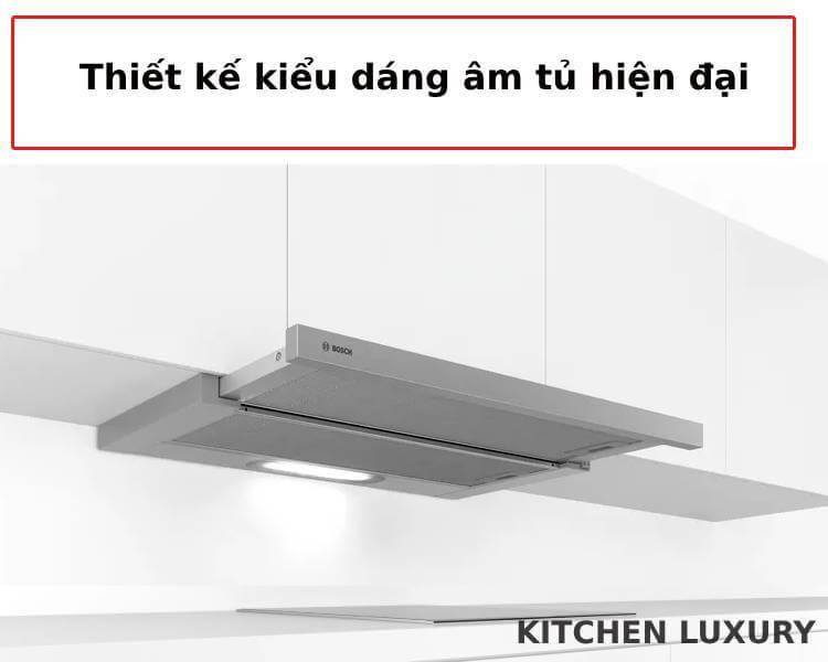 Thiết kế âm tủ máy hút mùi Bosch DFT93AC50