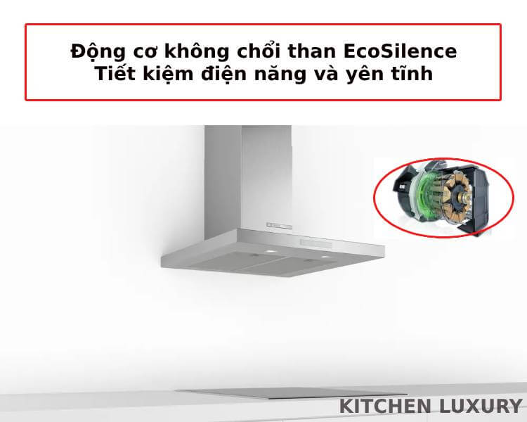 Động cơ không chổi than EcoSilence yên tĩnh