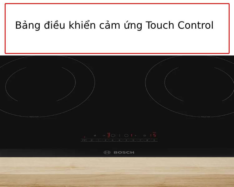  Bảng điều khiển cảm ứng dang Touch Control bếp từ PPI82566VN 