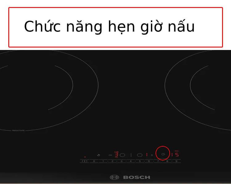 Chức năng hẹn giờ nấu bếp PPI82566VN 