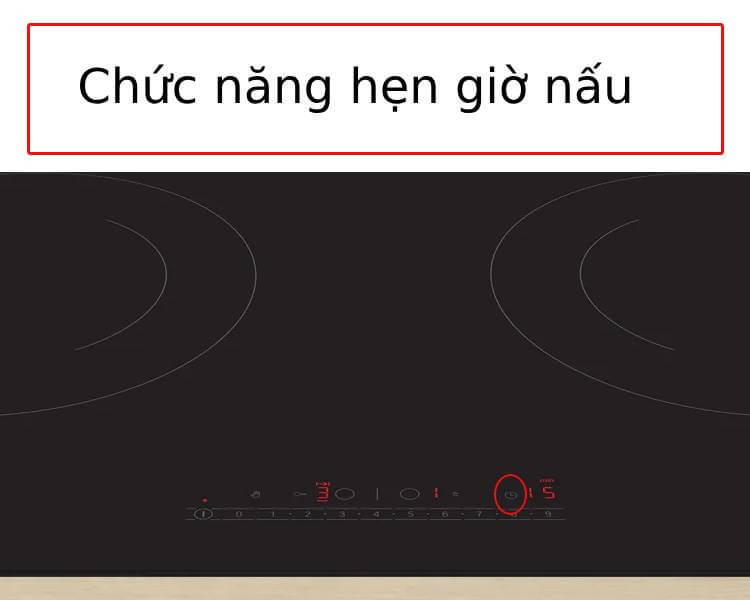 Chức năng hẹn giờ bếp từ PMI8256EVN