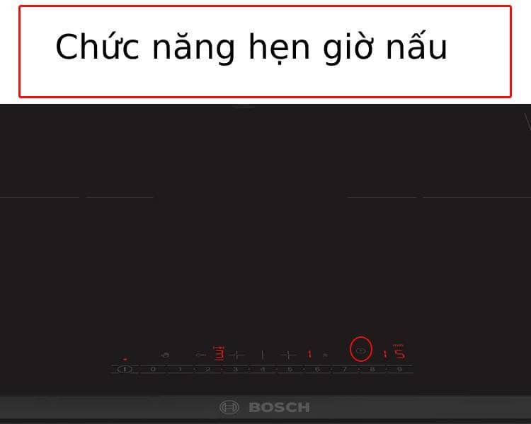 Chức năng hẹn giờ bếp từ PPI82569VN
